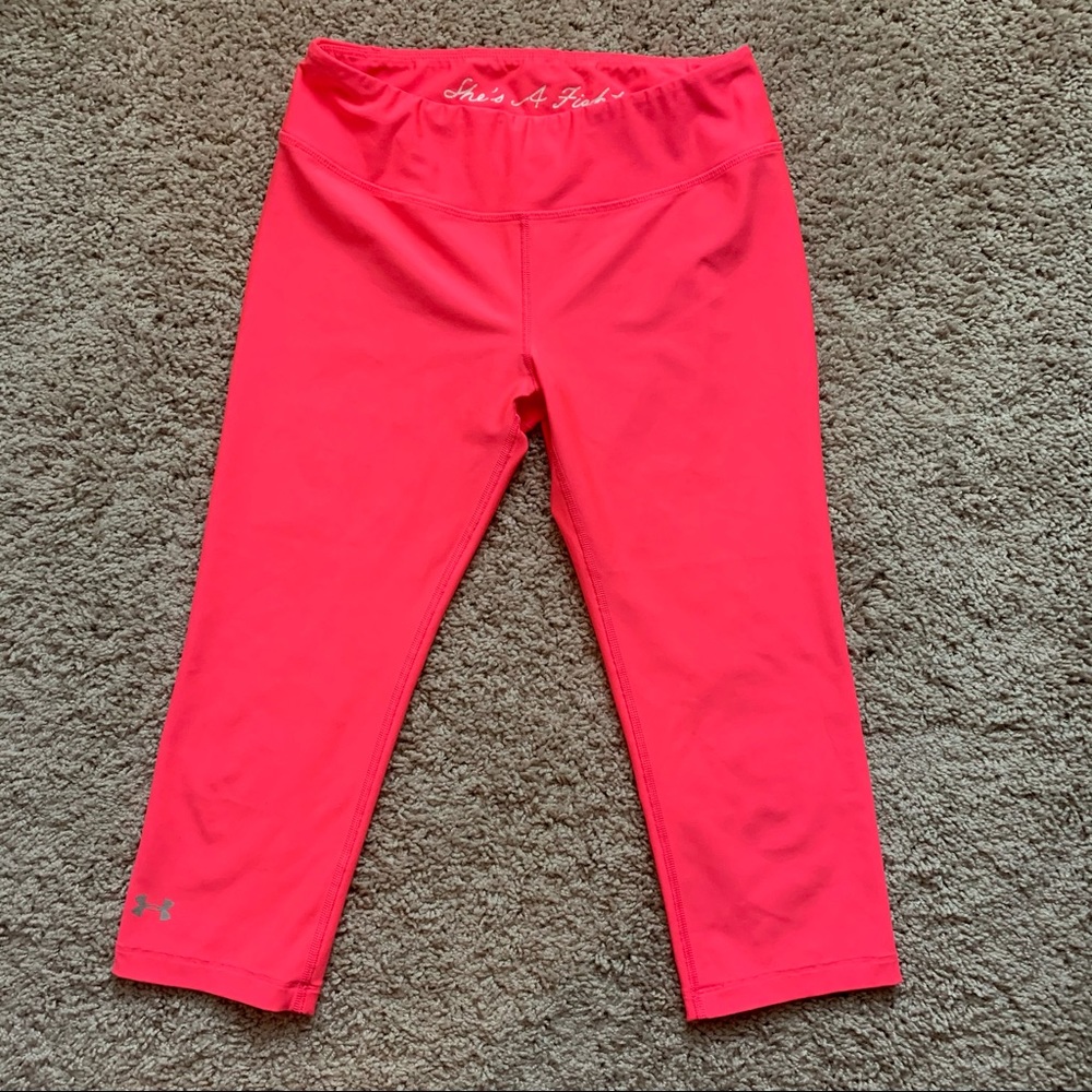 Under Armour | cropped workout leggings | Sz Sm